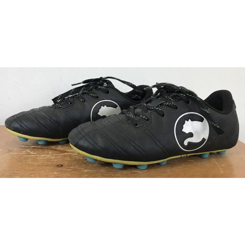 Puma Procat Pitch Youth Black Soccer Cleats Athletic Shoes 4 35.5
